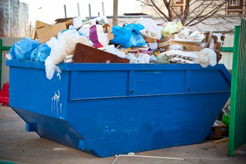 Report showing recycling percentage targets and sustainability metrics